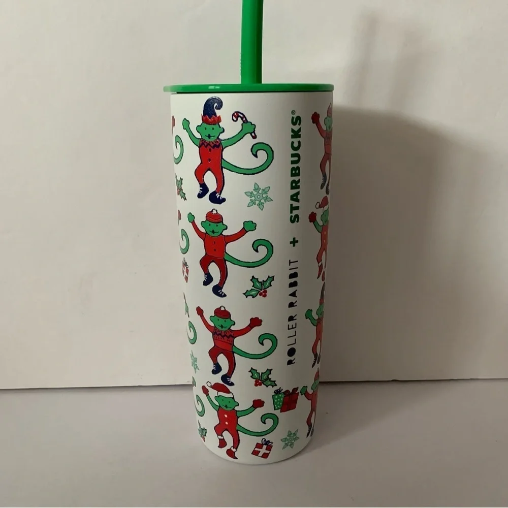 NEW. ROLLER RABBIT X STARBUCKS 24oz Tumbler